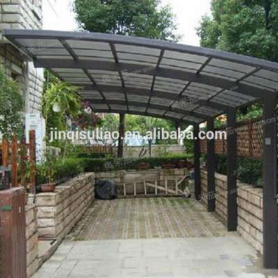 China Hot-selling 8mm hollow twin-wall polycarbonate sheet with used aluminium/alloy for awnings in construction and real-eastae