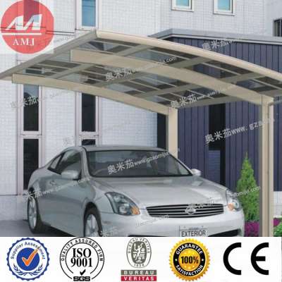 Customized outdoor metal shelter canopy carports for sale by recyclable polycarbonate sheets